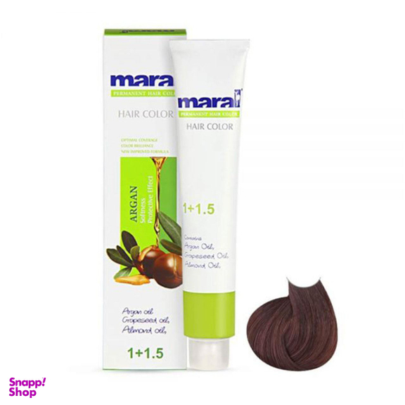 رنگ مو مارال (Maral) شماره 5.85 حجم 100 میلی لیتر رنگ قهوه‌ ای نسکافه‌ ای روشن