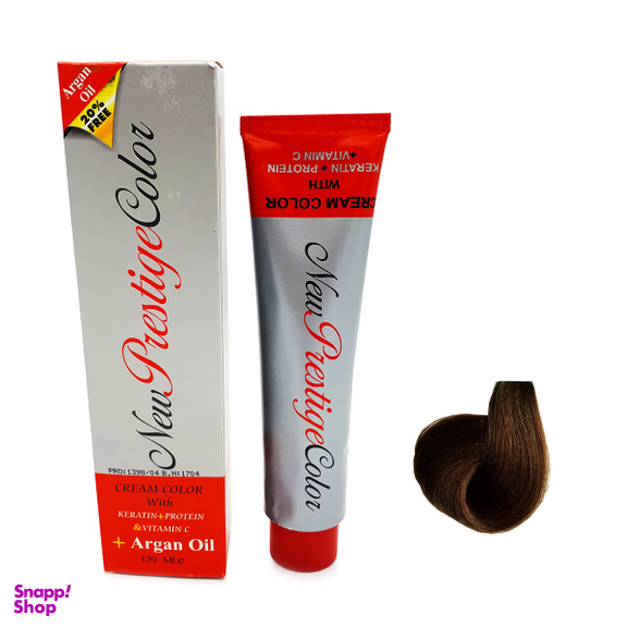 رنگ مو نیو پرستیژ کالر (New Prestige Color) شماره 5.53 رنگ قهوه ای کاکایویی متوسط حجم 120 میلی‌لیتر
