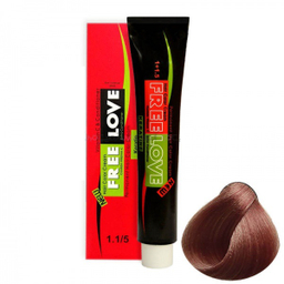 رنگ مو فری لاو (Free Love) شماره W7.8.65 رنگ بلوند فندقی روشن حجم 100 میلی‌لیتر