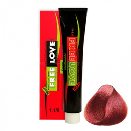 رنگ مو فری لاو (Free Love) شماره 6.67 رنگ بلوند ماهاگونی تیره حجم 100 میلی‌لیتر