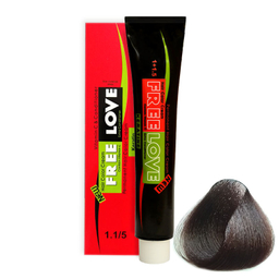 رنگ مو فری لاو (Free Love) شماره 4.62 رنگ بلوطی متوسط حجم 100 میلی‌لیتر