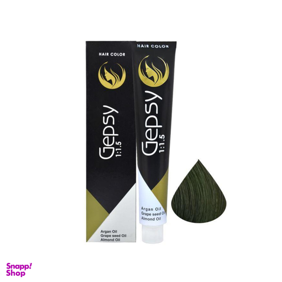 رنگ مو جیپسی (Gepsy) شماره 6.2 رنگ بلوند زیتونی تیره حجم 100 میلی‌لیتر