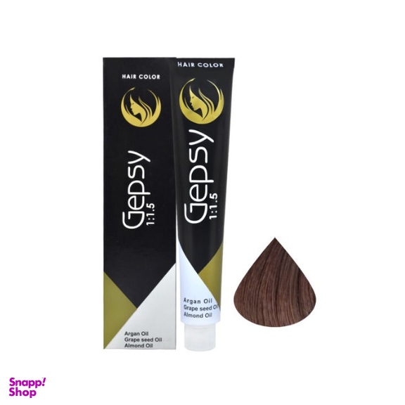 رنگ مو جیپسی (Gepsy) شماره 5.3 رنگ قهوه ای طلایی روشن حجم 100 میلی‌لیتر