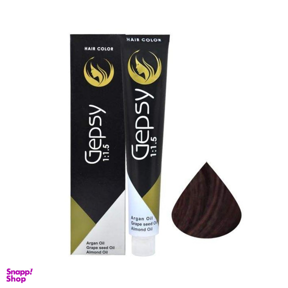 رنگ مو جیپسی (Gepsy) شماره 4.66 رنگ شرابی متوسط حجم 100 میلی‌لیتر