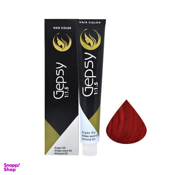 رنگ مو جیپسی (Gepsy) شماره 7.5 رنگ آلبالویی خیلی روشن حجم 100 میلی‌لیتر