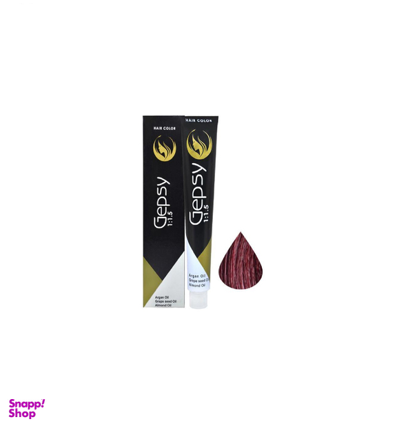 رنگ مو جیپسی (Gepsy) شماره 6.65 رنگ یاقوتی حجم 100 میلی‌لیتر