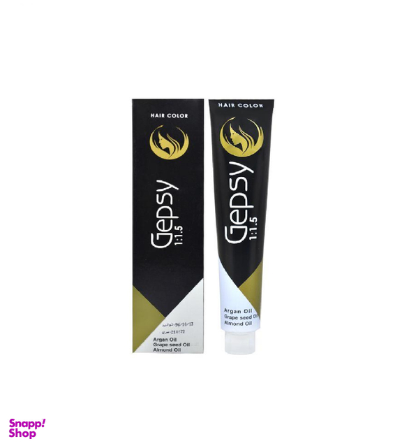 رنگ مو جیپسی (Gepsy) شماره 7.83 رنگ گردویی حجم 100 میلی‌لیتر