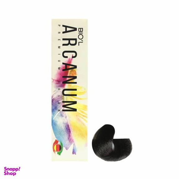 رنگ مو بیول (Biol) سری Arcanum شماره 3.0 رنگ قهوه ای تیره حجم 120 میلی‌ لیتر