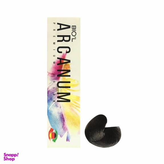 رنگ مو بیول (Biol) سری Arcanum شماره 4.0 رنگ قهوه ای متوسط حجم 120 میلی‌ لیتر