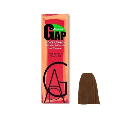 رنگ مو گپ (Gap) شماره 6.3 رنگ قهوه ای طلایی روشن حجم 100 میلی‌لیتر