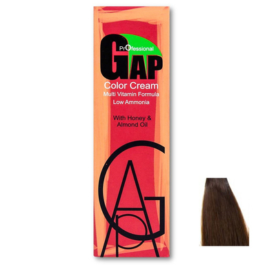 رنگ مو گپ (Gap) شماره 6.7 رنگ شکلاتی تیره حجم 100 میلی‌لیتر