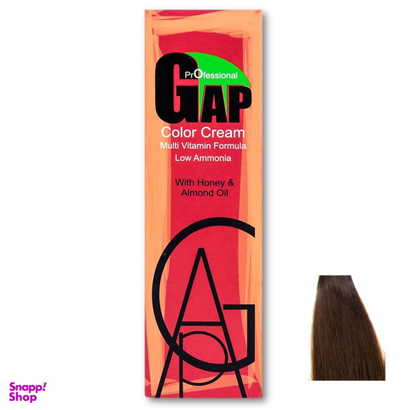 رنگ مو گپ (Gap) شماره 6.7 رنگ شکلاتی تیره حجم 100 میلی‌لیتر
