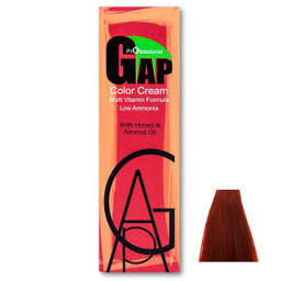 رنگ مو گپ (Gap) شماره 7.6 رنگ بلوند قرمز ماهاگونی حجم 100 میلی‌لیتر