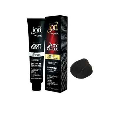 رنگ مو آیون (Ion) شماره 1.0 رنگ مشکی حجم 120 میلی‌لیتر