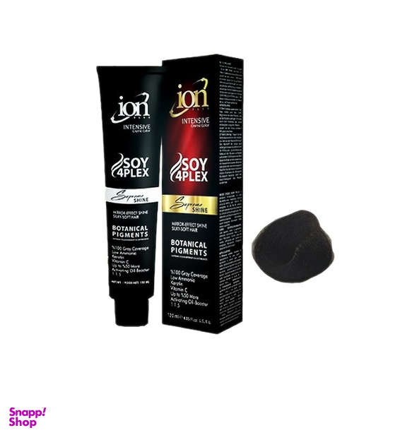 رنگ مو آیون (Ion) شماره 1.0 رنگ مشکی حجم 120 میلی‌لیتر