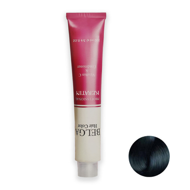 رنگ مو بلگا (Belga) شماره 1.1 رنگ مشکی پر کلاغی حجم 100 میلیلیتر