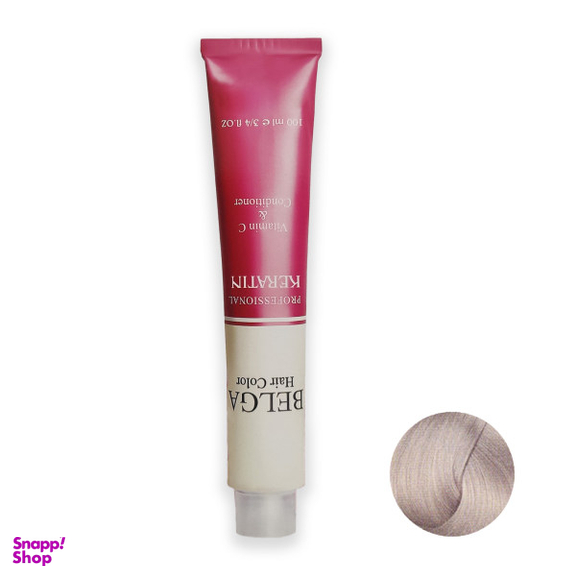 رنگ مو بلگا (Belga) شماره 10.1 رنگ بلوند نقره ای حجم 100 میلی‌لیتر