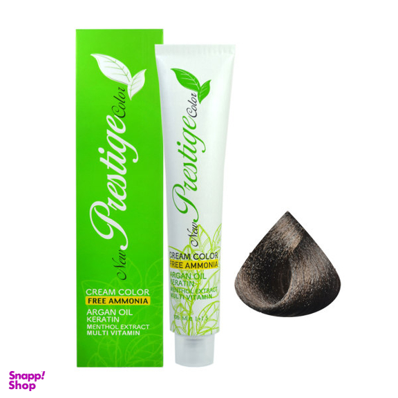 رنگ مو نیو پرستژ کالر (New Prestige Color) شماره 6.1 رنگ بلوند خاکستری تیره حجم 100 میلی‌لیتر