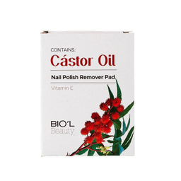 پد لاک پاک کن بیول (Biol) مدل Castor Oil بسته 5 عددی
