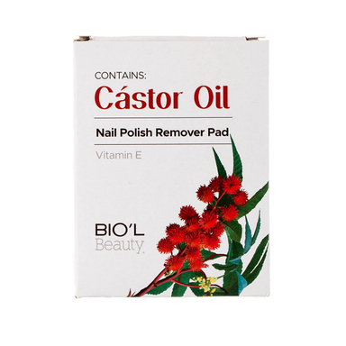 پد لاک پاک کن بیول (Biol) مدل Caster Oil بسته 20 عددی