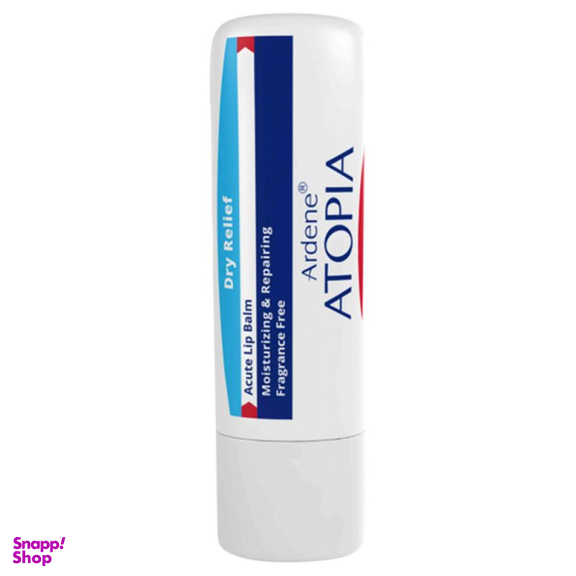 بالم مرطوب کننده و ترمیم کننده لب آردن (Ardene) سری Atopia مدل Dry Relief وزن 4.5 گرم