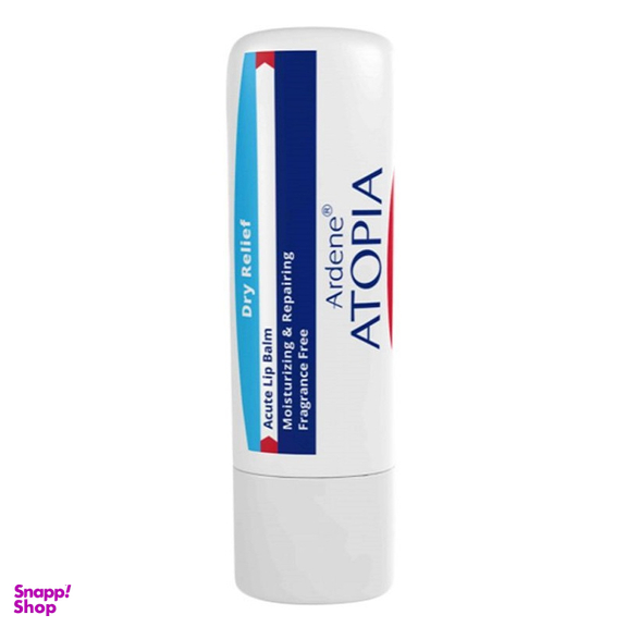 بالم مرطوب کننده و ترمیم کننده لب آردن (Ardene) سری Atopia مدل Dry Relief وزن 4.5 گرم