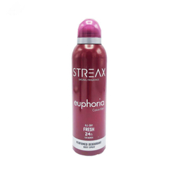 اسپری بدن زنانه استریکس (Streax) مدل euphoria حجم 200 میلی‌‌لیتر
