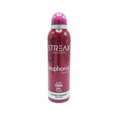 اسپری بدن زنانه استریکس (Streax) مدل euphoria حجم 200 میلی‌‌لیتر