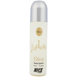 اسپری خوشبو کننده بدن زنانه نایس (Nice) مدل Jadore Dior حجم 250 میلی‌‌لیتر