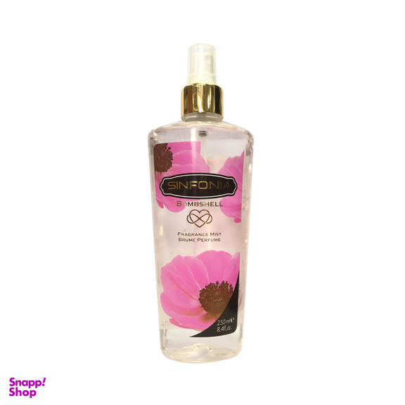اسپری خوشبو کننده بدن سین فونیا (Sinfonia) مدل Bombshell حجم 250 میلی‌‌لیتر