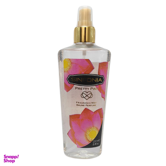 بادی‌ اسپلش زنانه سین فونیا (Sinfonia) مدل Pretty Pink حجم 250 میلی‌‌لیتر