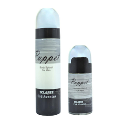ست رول ضد تعریق و بادی‌ اسپلش مردانه اسکلاره (Sclaree) مدل Puppet حجم 230 میلی‌لیتر