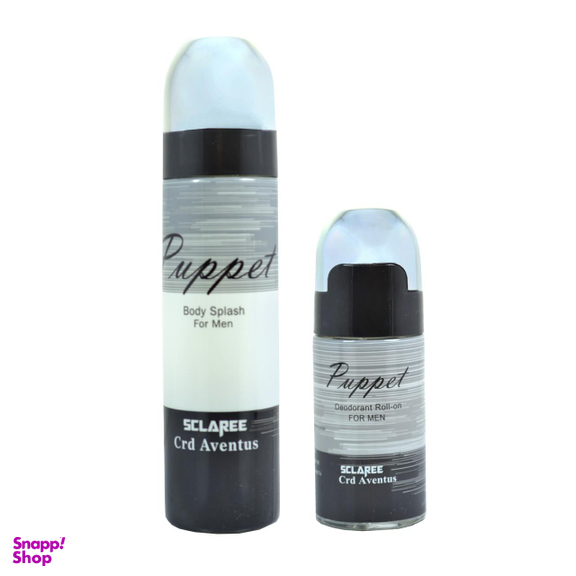 ست رول ضد تعریق و بادی‌ اسپلش مردانه اسکلاره (Sclaree) مدل Puppet حجم 230 میلی‌لیتر