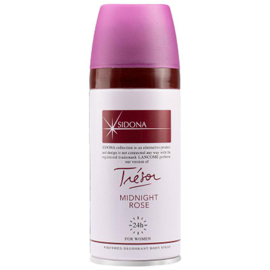 اسپری خوشبو کننده بدن زنانه سیدونا (Sidona) مدل Tresor Midnight Rose حجم 150 میلی‌ لیتر