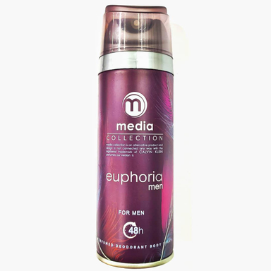 اسپری خوشبو کننده بدن مردانه مدیا (Media) مدل euphoria حجم 200 میلی‌‌لیتر