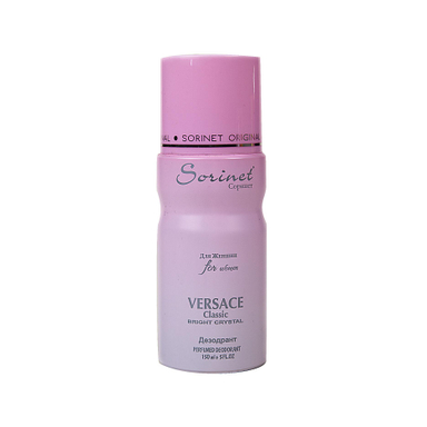 اسپری بدن زنانه سورینت (Sorient) مدل versace حجم 150 میلی‌‌لیتر