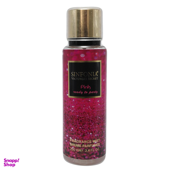 بادی‌ اسپلش زنانه سین فونیا (Sinfonia) مدل Victoria Secret Pink Ready to Party حجم 250 میلی‌‌لیتر
