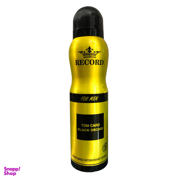 اسپری مردانه رکورد (Record) مدل BLACK ORCHID حجم 150 میلی‌‌لیتر
