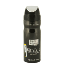 اسپری مردانه ویتالوکس (Vita Lux) مدل black afgano حجم 200 میلی‌‌لیتر