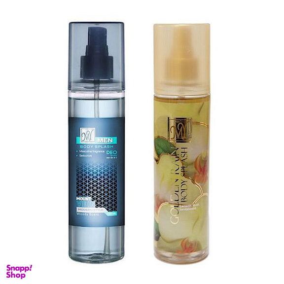 بادی‌ اسپلش مای مدل Mont Vein حجم ۲۲۰ میلی لیتر و Golden Rain حجم 200 میلی لیتر مجموعه ۲ عددی