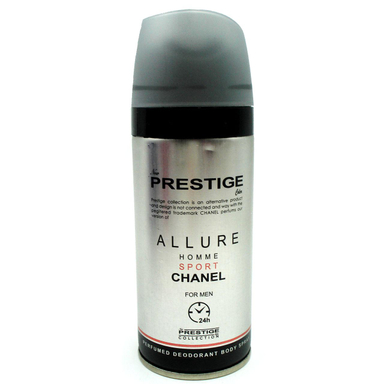 اسپری خوشبو کننده بدن مردانه پرستیژ (Prestige) مدل Chanel Allure Homme Sport حجم 150 میلی‌‌لیتر