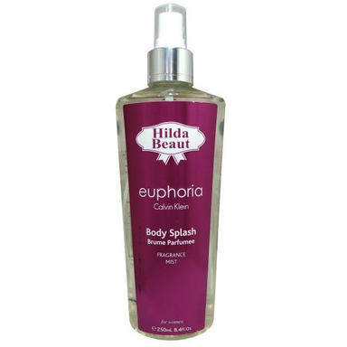 بادی اسپلش زنانه هیلدا بیوت (Hilda Beaut) مدل کلوبن کلوین ایفوریا حجم 250 میلی‌لیتر