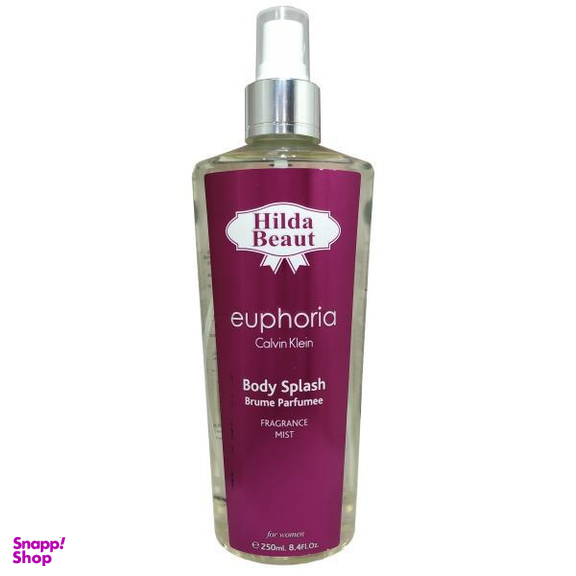 بادی اسپلش زنانه هیلدا بیوت (Hilda Beaut) مدل کلوبن کلوین ایفوریا حجم 250 میلی‌لیتر