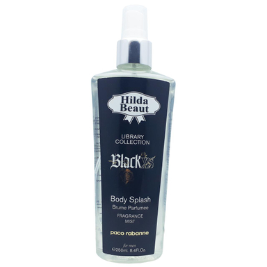 بادی اسپلش مردانه هیلدا بیوت (Hilda Beaut) مدل BLACK XS حجم 250 میلی‌لیتر