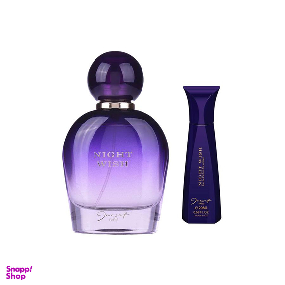 ادوپرفیوم زنانه ژک ساف مدل Night Wish حجم 100 میلی‌لیتر + عطر جیبی ژک ساف مدل Night Wish حجم 20 میلی‌لیتر