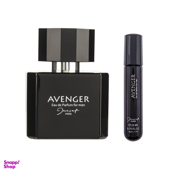 ادوپرفیوم مردانه ژک ساف مدل AVENGER حجم 100 میلی‌لیتر با عطر جیبی مردانه ژک ساف مدل AVENGER