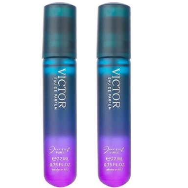 عطر جیبی مردانه ژک ساف (Jacsaf) مدل ویکتور حجم 22 میلی‌لیتر بسته 2 عددی