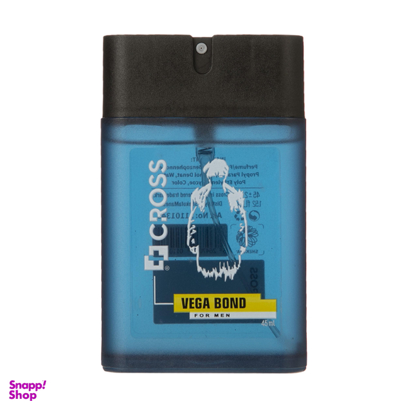 عطر جیبی مردانه کراس (Cross) مدل Vega Bond حجم 45 میلی‌لیتر