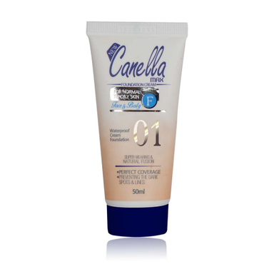 کرم پودر جدید کنلامکس (Canella Max) مناسب انواع پوست حجم 50 میلی‌لیتر