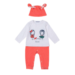 ست بادی و کلاه نوزادی فیورلا (Fiorella) مدل 50013